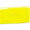 Universal® Recycled Interior File Folders 1/3 Cut Top Tab Letter Yellow 100/Box