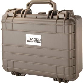 Barska Loaded Gear HD-200 Hard Case- Watertight Crushproof 13""L x 11""W x 4-3/4""H Dark Earth