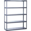 Global Industrial 5 Shelf High Capacity Boltless Shelving Steel deck Starter 72""W x 18""D x 84""H