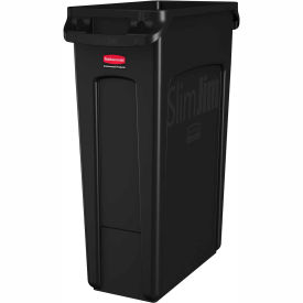 Rubbermaid® Slim Jim® Recycling Can 23 Gallon Black
