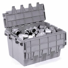 Buckhorn Attached Lid Container 39280 - 28x20-3/4x15-7/16
