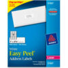 Easy Peel Laser Address Labels 1 x 2-5/8 White 3000 Labels