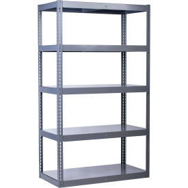 Global Industrial 5 Shelf High Capacity Boltless Shelving Steel deck Starter 48""W x 36""D x 72""H