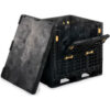 ORBIS HDR4048-39 BulkPak Folding Bulk Shipping Container - 48""L x 40""W x 39""H 2000 Lb. Cap. Black