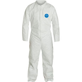 DuPont™ Tyvek® 400 CoverallSerged Seams Open Wrist & Ankles White 3X 25/Qty