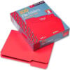 Smead® File Folders 1/3 Cut Top Tab Letter Red 100/Box
