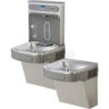 Elkay EZSTL8WSVRLK EZH20 Bi-Level Water Bottle Filling Station 8 GPH Light Gray VR Bubbler