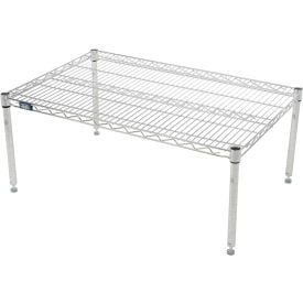 Nexel® Poly-Green™ Wire Dunnage Rack - 36""W x 18""D x 14""H