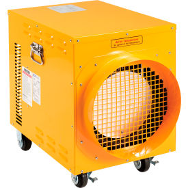 Global Industrial® Portable Electric Heater Adjustable Thermostat 208V 3 Phase 15000W