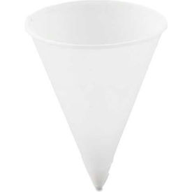 SOLO® Cone Water Cups Paper 4 Oz. Rolled Rim White 200/Pack