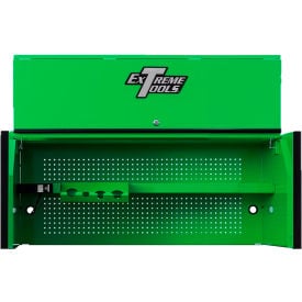 Extreme Tools RX Power Workstation Hutch 55""W x 25""D x H""22-1/4 Green w/Black Handle & Trim