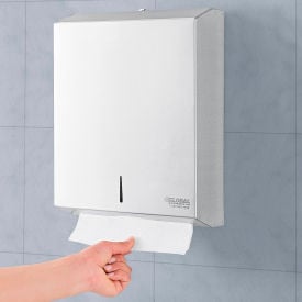 Global Industrial™ Folded Paper Towel Dispenser Stainless Steel