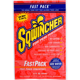 Sqwincher  Fast Pack Liquid Concentrate - Fruit Punch  0.6 oz. 200/Carton