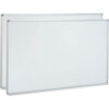 Global Industrial™ Magnetic Whiteboard - 72 x 48 - Steel Surface - Pack of 2