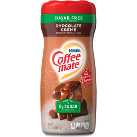 Coffee mate® Powdered Creamer Sugar Free Chocolate Creme 10.2 oz Canister Pack of 6