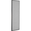 Interion® Office Partition Panel 24-1/4""W x 72""H Gray