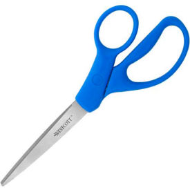 Westcott 15452 All Purpose Preferred Stainless Steel Scissors 8"" Blue 2/Pack
