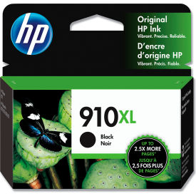 HP® 910XL High Yield Black Original Ink Cartridge 825 Page Yield