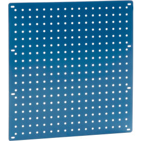 Global Industrial™ Heavy Duty Steel Pegboard 18"" x 19"" Blue