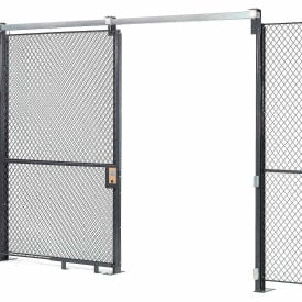 Global Industrial™ Wire Mesh Sliding Gate 10'H x 4'W