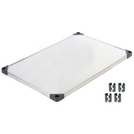 Nexel® S1836SS Stainless Steel Solid Shelf 36""W x 18""D