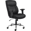 Interion® Big & Tall Executive Chair With High Back & Adjustable Arms Fabric Black