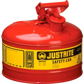 Safety & Security — Safety Can Type I – 2-1/2 Gallon Galvanized Steel Red 7125100
