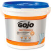 Gojo Fast Wipes Hand Cleaning Towels 130 Wipes/Bucket 4/Case - GOJ6298