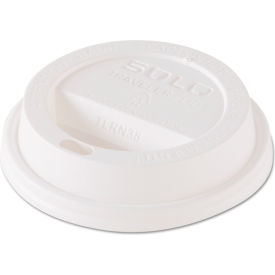 Dart® Traveller Dome Hot Cup Lid For 8 oz Cups White Pack of 1000