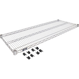 Nexel® S1448S Stainless Steel Wire Shelf 48""W x 14""D