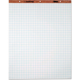 Drilled Easel Pads 27 x 34 1"" Squares 50 Bond Sheets/Pad 4 Pads/Carton