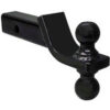 Buyers Products Towing Ball Mount w/ Dual Black Balls - 2"" And 2-5/16"" Balls - 1803215