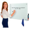 Global Industrial™ Magnetic Glass Whiteboard 36""W x 24""H