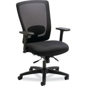 Alera® Envy Series Mesh Mid-Back Multifunction Chair 250 lb Cap 17 - 21.5"" Seat Height Black