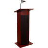 Power Plus Podium / Lectern with Sound - Mahogany