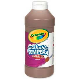 Crayola® Artista II® Washable Tempera Paint Nontoxic 16 oz. Brown