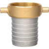 Apache 43076000 2"" Aluminum Female Short Shank Coupling w/ Brass Nut