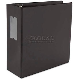 Universal One D-Ring Binder 5"" Capacity 8-1/2 x 11 Black
