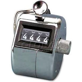 Bates 9841000 Tally I Hand Model Tally Counter Registers 0-9999 Chrome