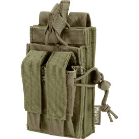 Barska BI13016 Loaded Gear CX-950 Dual Stacked Rifle/Handgun Mag Pouch Green