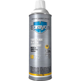 Sprayon LU212 Food Grade Silicone Lubricant 13.25 oz. Aerosol Can - S00212000