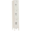 Global Industrial™ Infinity® 3-Tier 3 Door Locker 12""W x 15""D x 78""H Tan Unassembled