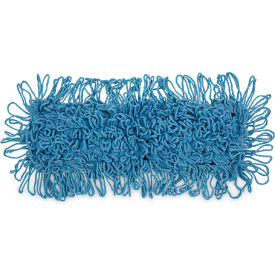 Boardwalk® Mop Head Dust Looped-End Cotton/Synthetic Fibers 18 x 5 Blue