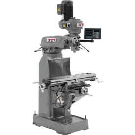 Jet 691175 JVM-836-1 Milling Machine W/Newall DP700 DRO X & Y-Axis 1-1/2 HP