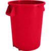 Carlisle Bronco Round Waste Container 20 Gallon Red - 84102005