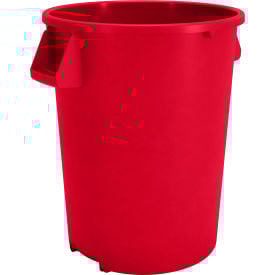 Carlisle Bronco Round Waste Container 20 Gallon Red - 84102005