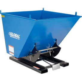 Global Industrial™ Steel Self-Dumping Forklift Hopper W/Bump Release 1 Cu. Yd 6000 Lbs.