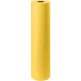 Global Industrial™ Colored Kraft Paper 50 lbs. 36""W x 1000'L Yellow 1 Roll