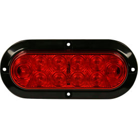 Buyers 6"" Red Oval Stop/Turn/Tail Surface Mount Light Kit With 10 LED - 5626552