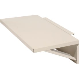 Side Shelf Kit For Global Industrial™ Computer Cabinet Light Gray Set of 2